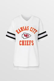 KANSAS CITY CHIEFS NEXT DOWN ICONIC OVERSIZED FASHION JERSEY BY RANDI MAHOMES