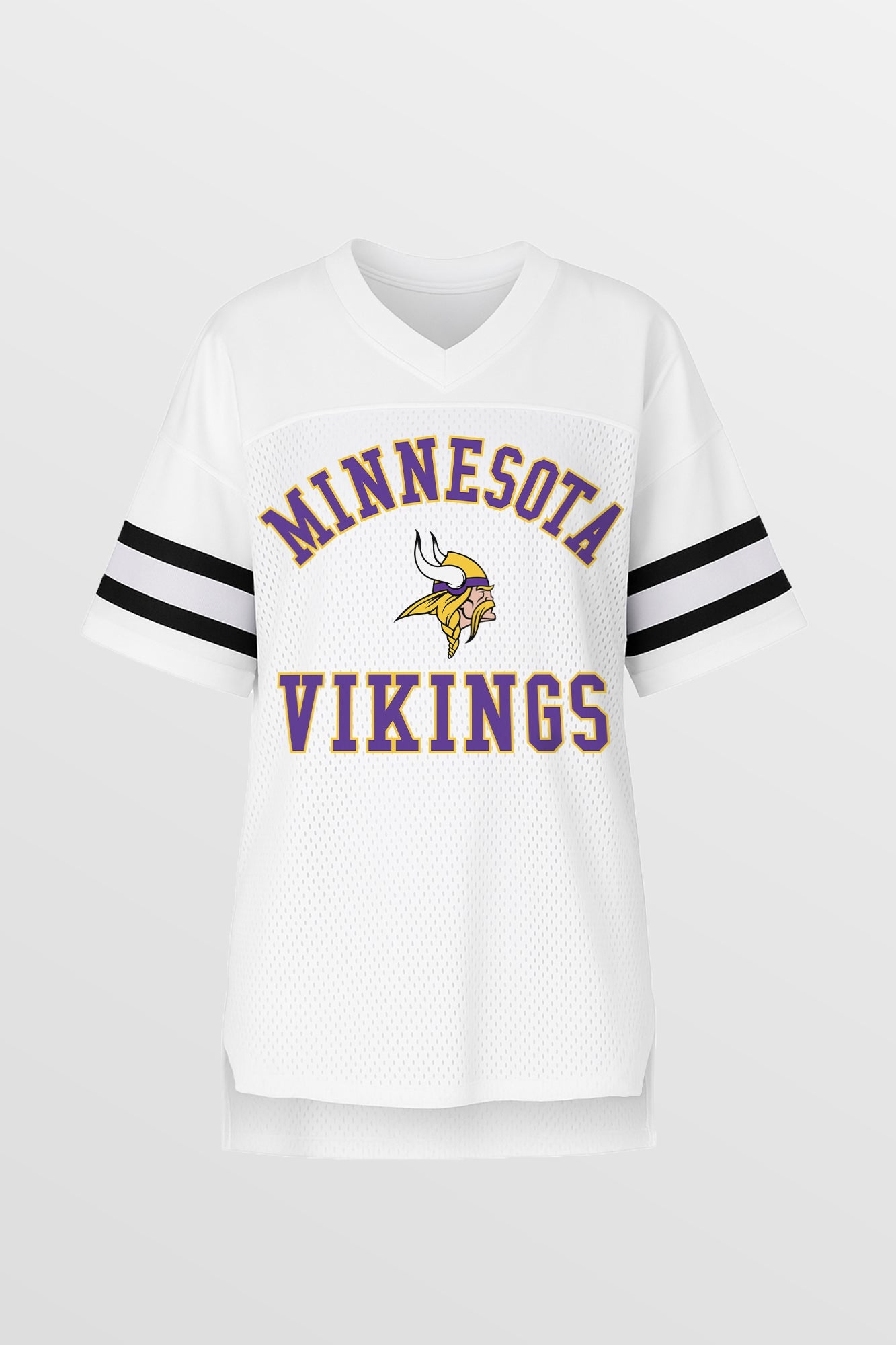 MINNESOTA VIKINGS NEXT DOWN ICONIC OVERSIZED FASHION JERSEY BY RANDI MAHOMES
