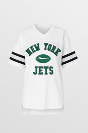 NEW YORK JETS NEXT DOWN ICONIC OVERSIZED FASHION JERSEY BY RANDI MAHOMES