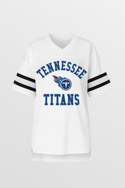 TENNESSEE TITANS NEXT DOWN ICONIC OVERSIZED FASHION JERSEY BY RANDI MAHOMES