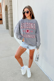 ARIZONA CARDINALS FINAL SCORE FADED WASH PULLOVER