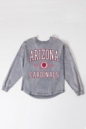 ARIZONA CARDINALS FINAL SCORE FADED WASH PULLOVER