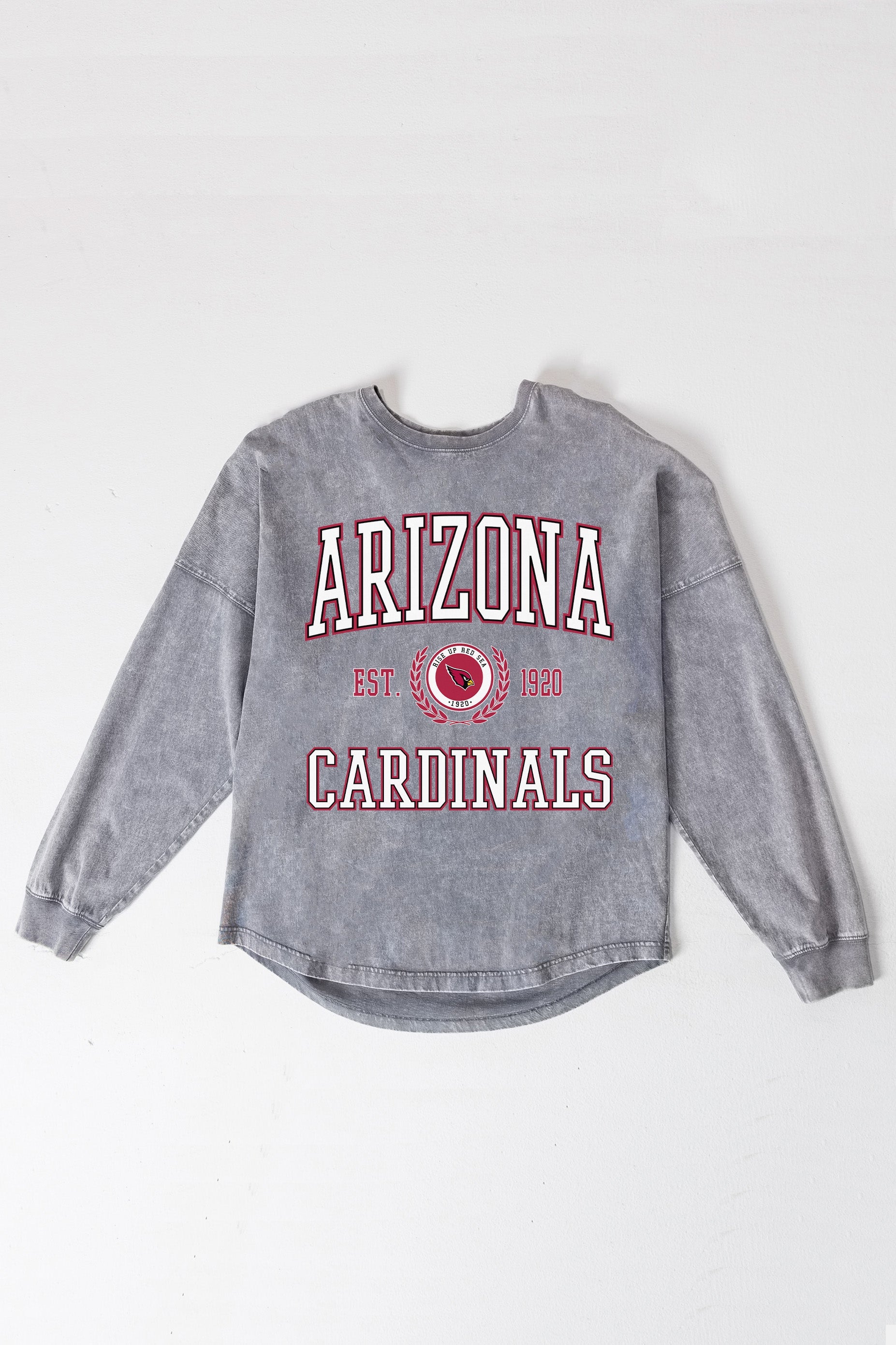 ARIZONA CARDINALS FINAL SCORE FADED WASH PULLOVER
