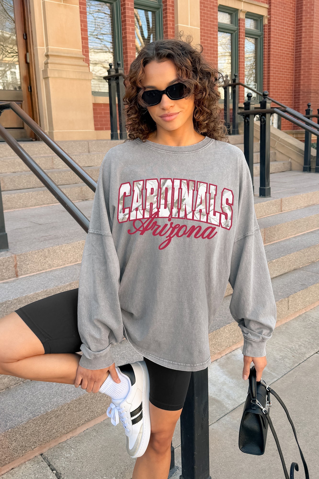 ARIZONA CARDINALS ON THE HUNT FADED WASH PULLOVER