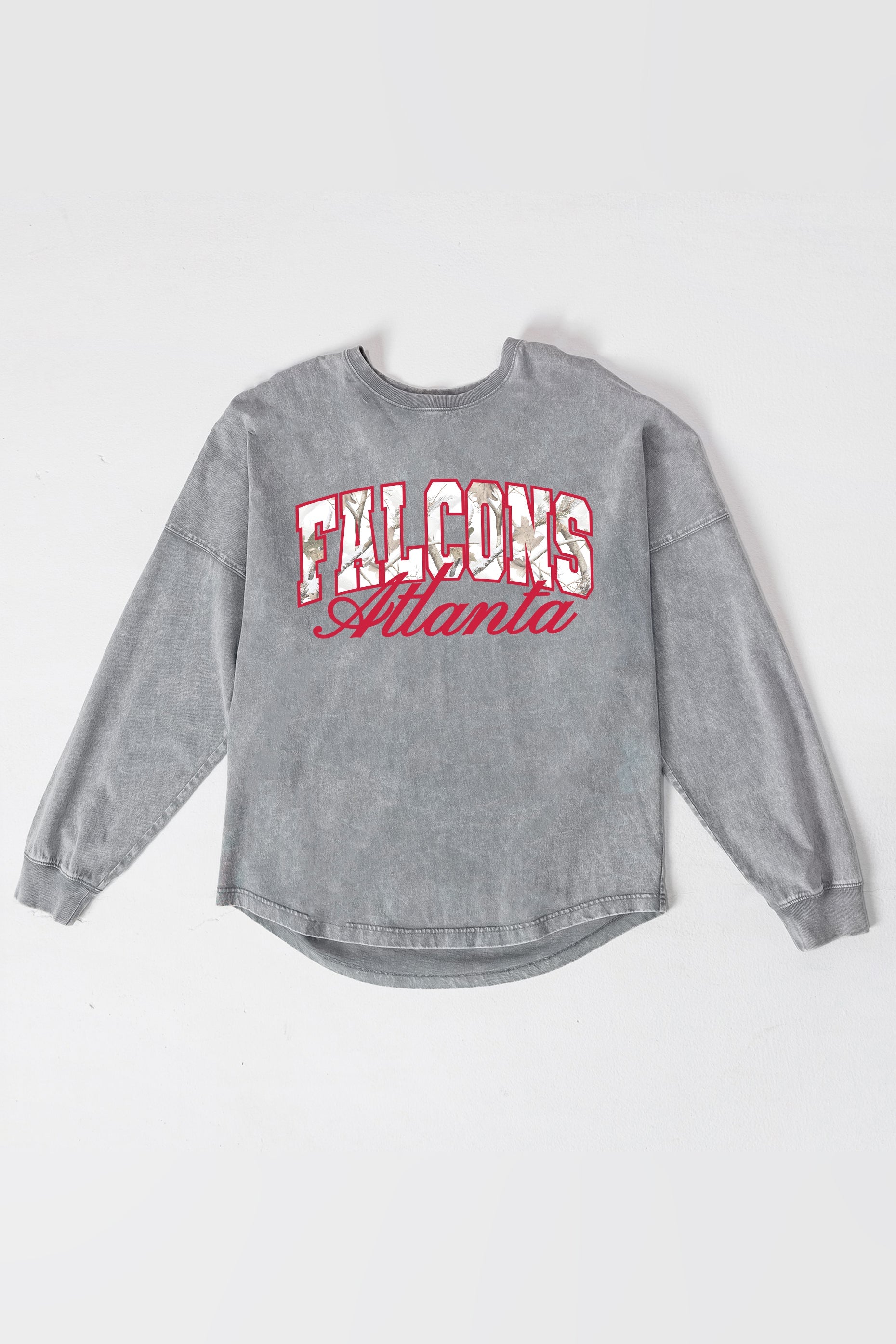 ATLANTA FALCONS ON THE HUNT FADED WASH PULLOVER