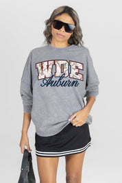 AUBURN TIGERS ON THE HUNT FADED WASH PULLOVER
