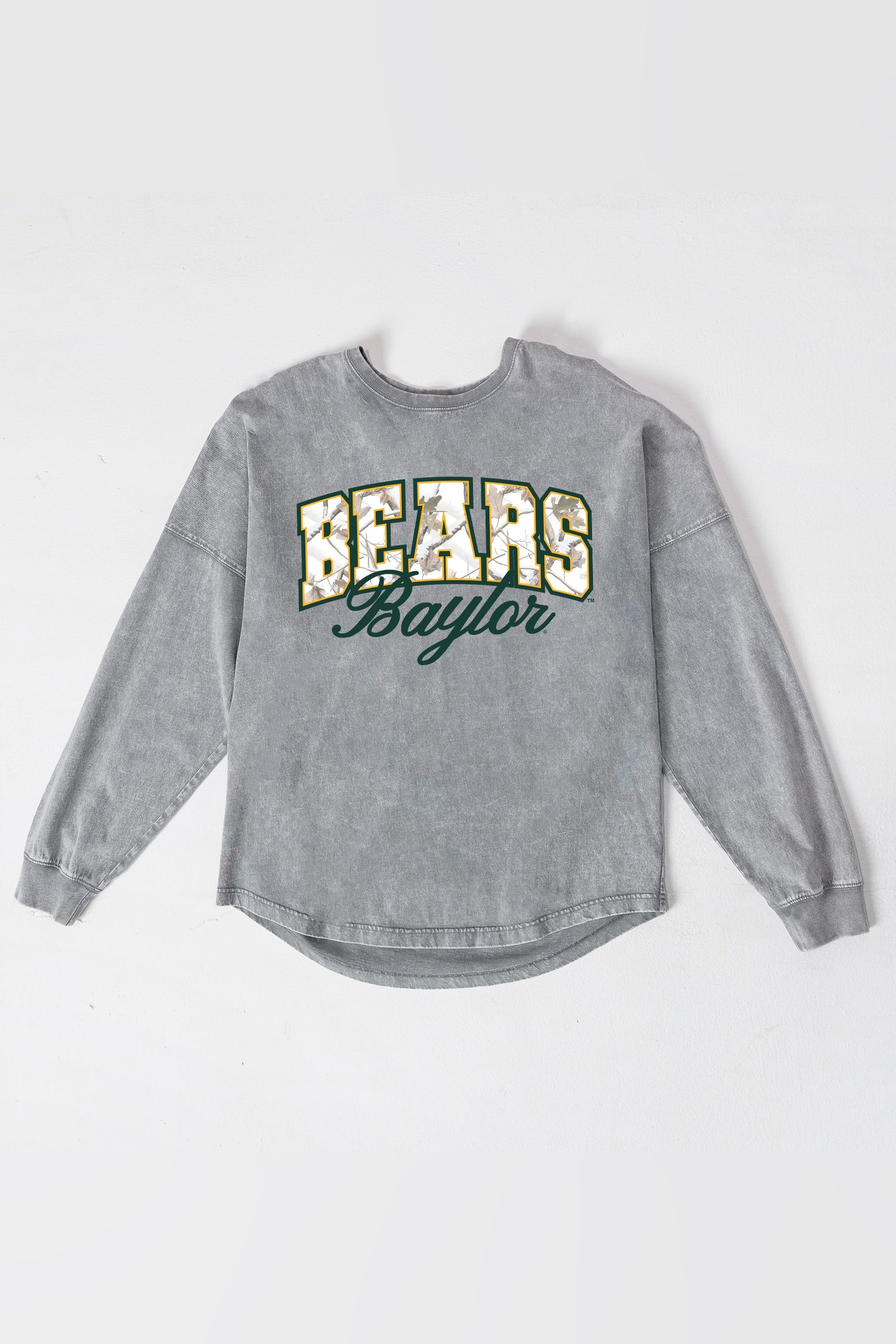 BAYLOR BEARS ON THE HUNT FADED WASH PULLOVER