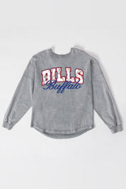 BUFFALO BILLS ON THE HUNT FADED WASH PULLOVER