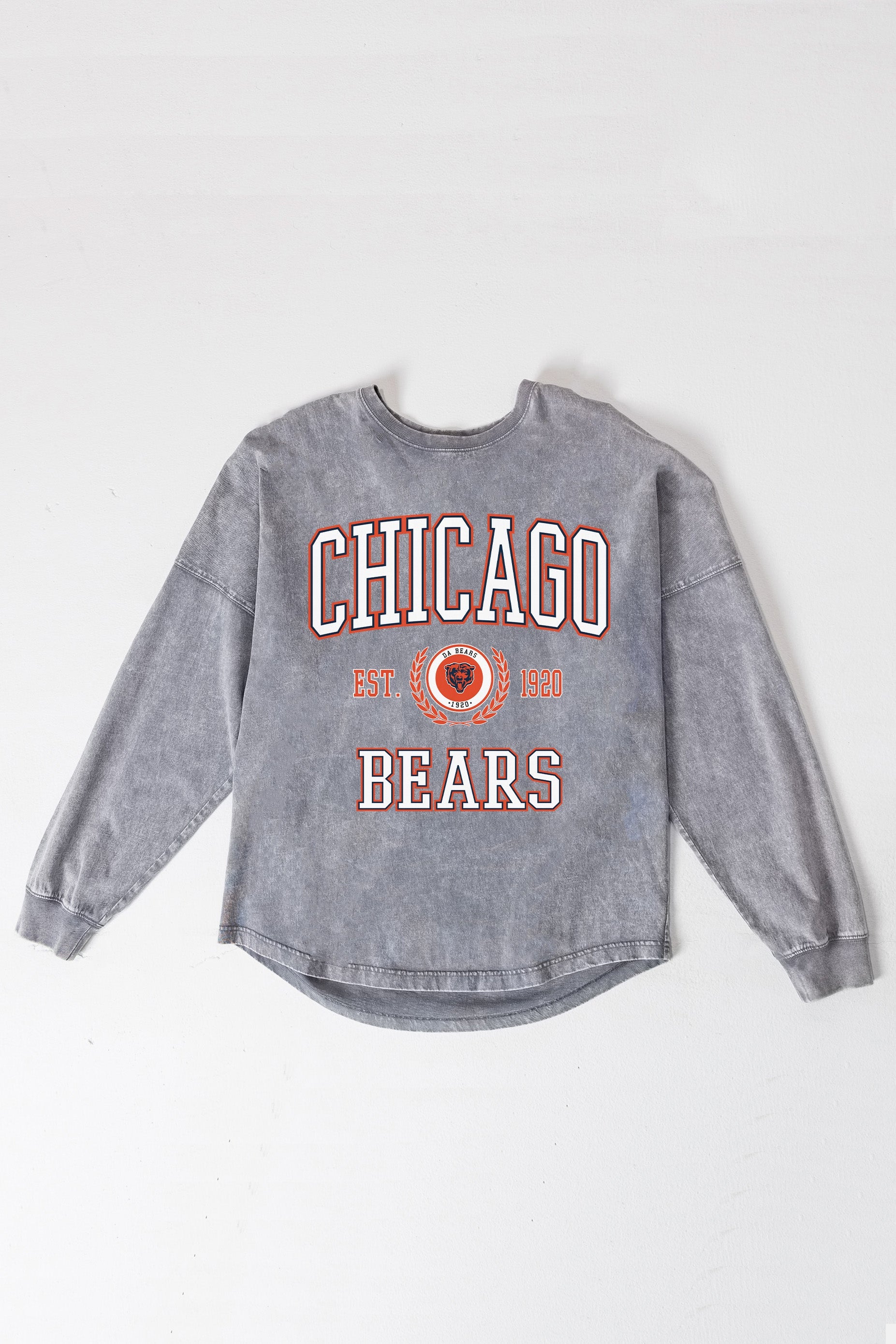 CHICAGO BEARS FINAL SCORE FADED WASH PULLOVER