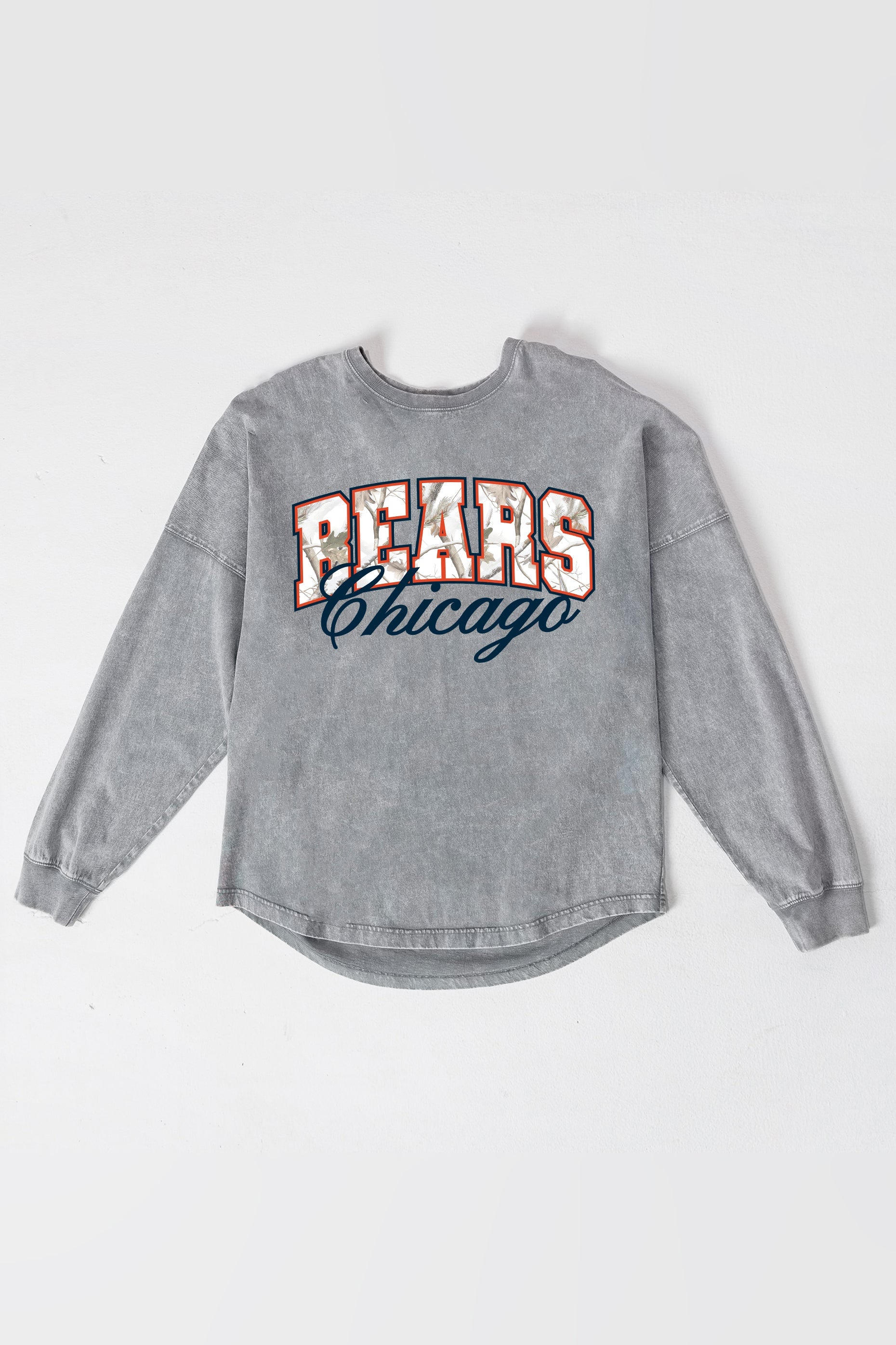CHICAGO BEARS ON THE HUNT FADED WASH PULLOVER