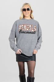 CINCINNATI BENGALS ON THE HUNT FADED WASH PULLOVER