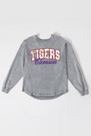 CLEMSON TIGERS ON THE HUNT FADED WASH PULLOVER
