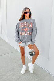 CLEVELAND BROWNS FINAL SCORE FADED WASH PULLOVER