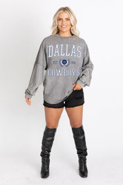 DALLAS COWBOYS FINAL SCORE FADED WASH PULLOVER