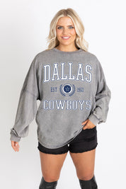 DALLAS COWBOYS FINAL SCORE FADED WASH PULLOVER