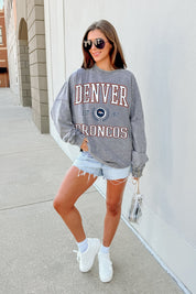 DENVER BRONCOS FINAL SCORE FADED WASH PULLOVER