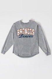 DENVER BRONCOS ON THE HUNT FADED WASH PULLOVER