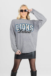 DETROIT LIONS ON THE HUNT FADED WASH PULLOVER