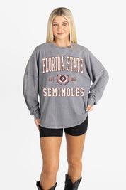 FLORIDA STATE SEMINOLES FINAL SCORE FADED WASH PULLOVER