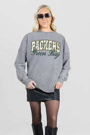 GREEN BAY PACKERS ON THE HUNT FADED WASH PULLOVER