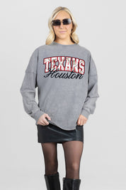HOUSTON TEXANS ON THE HUNT FADED WASH PULLOVER