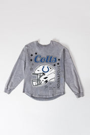 INDIANAPOLIS COLTS STARBOUND OVERSIZED LONG SLEEVE SNOW WASH TEE