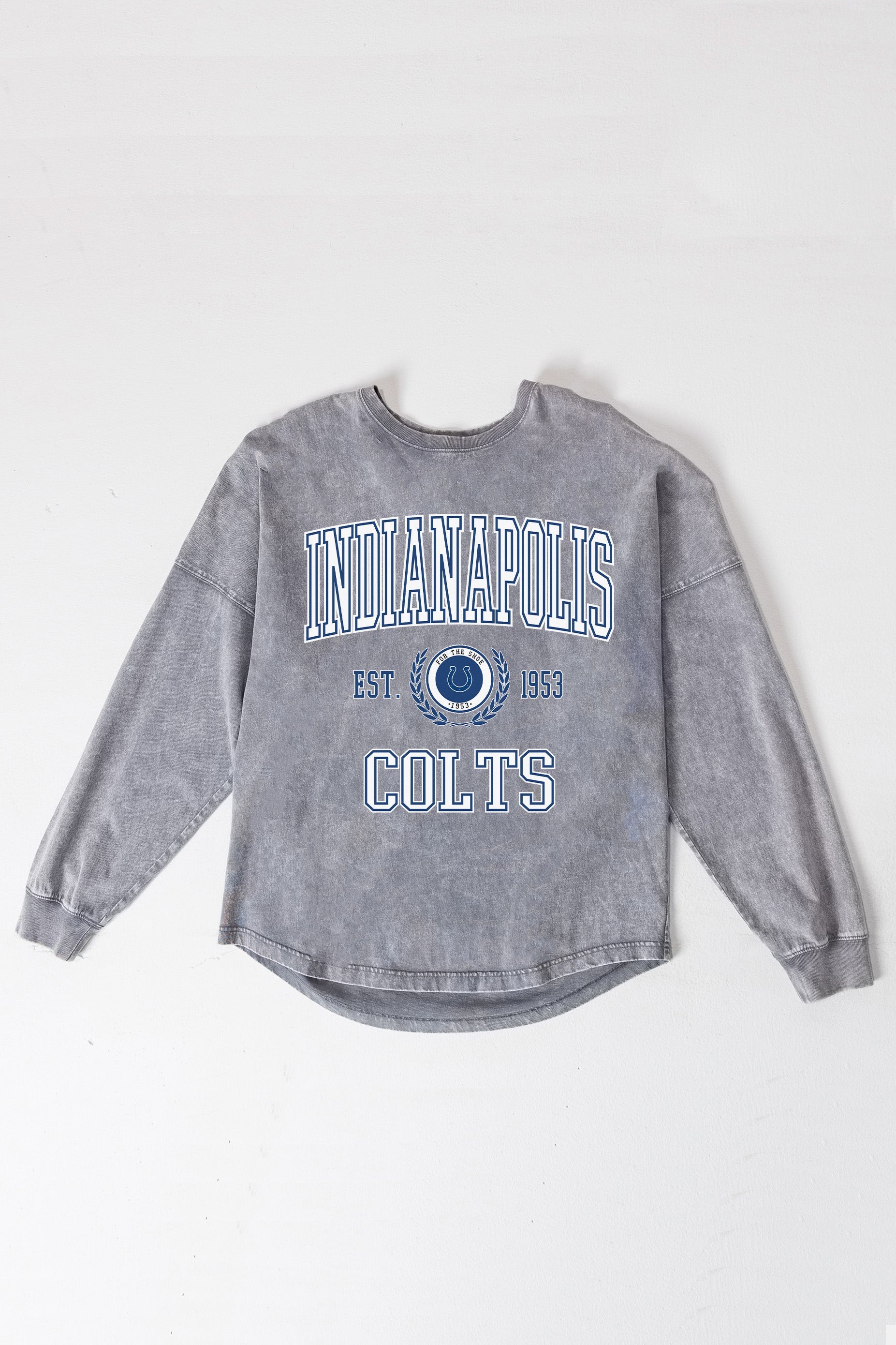 INDIANAPOLIS COLTS FINAL SCORE FADED WASH PULLOVER