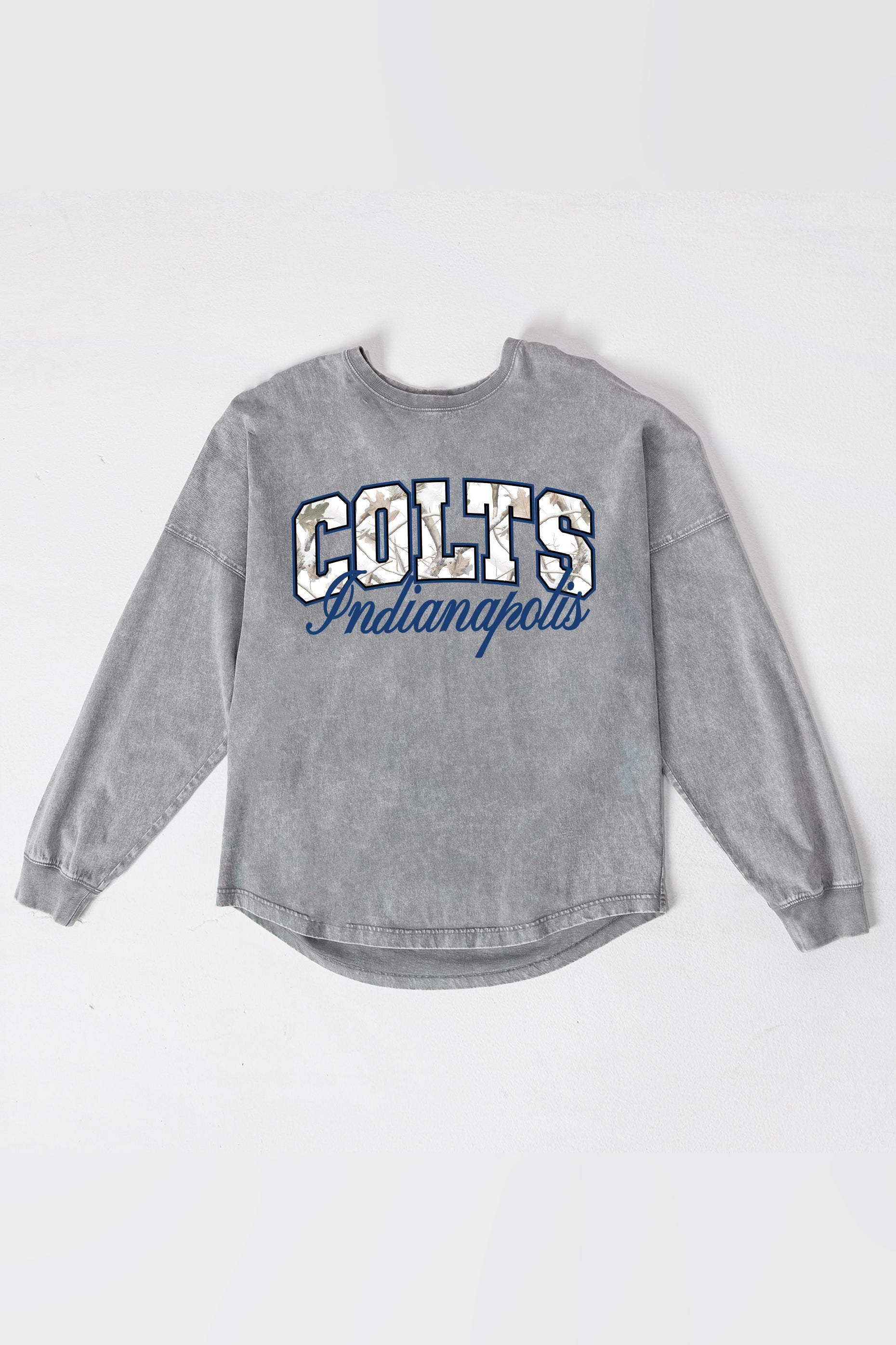 INDIANAPOLIS COLTS ON THE HUNT FADED WASH PULLOVER