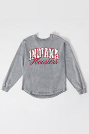 INDIANA HOOSIERS ON THE HUNT FADED WASH PULLOVER