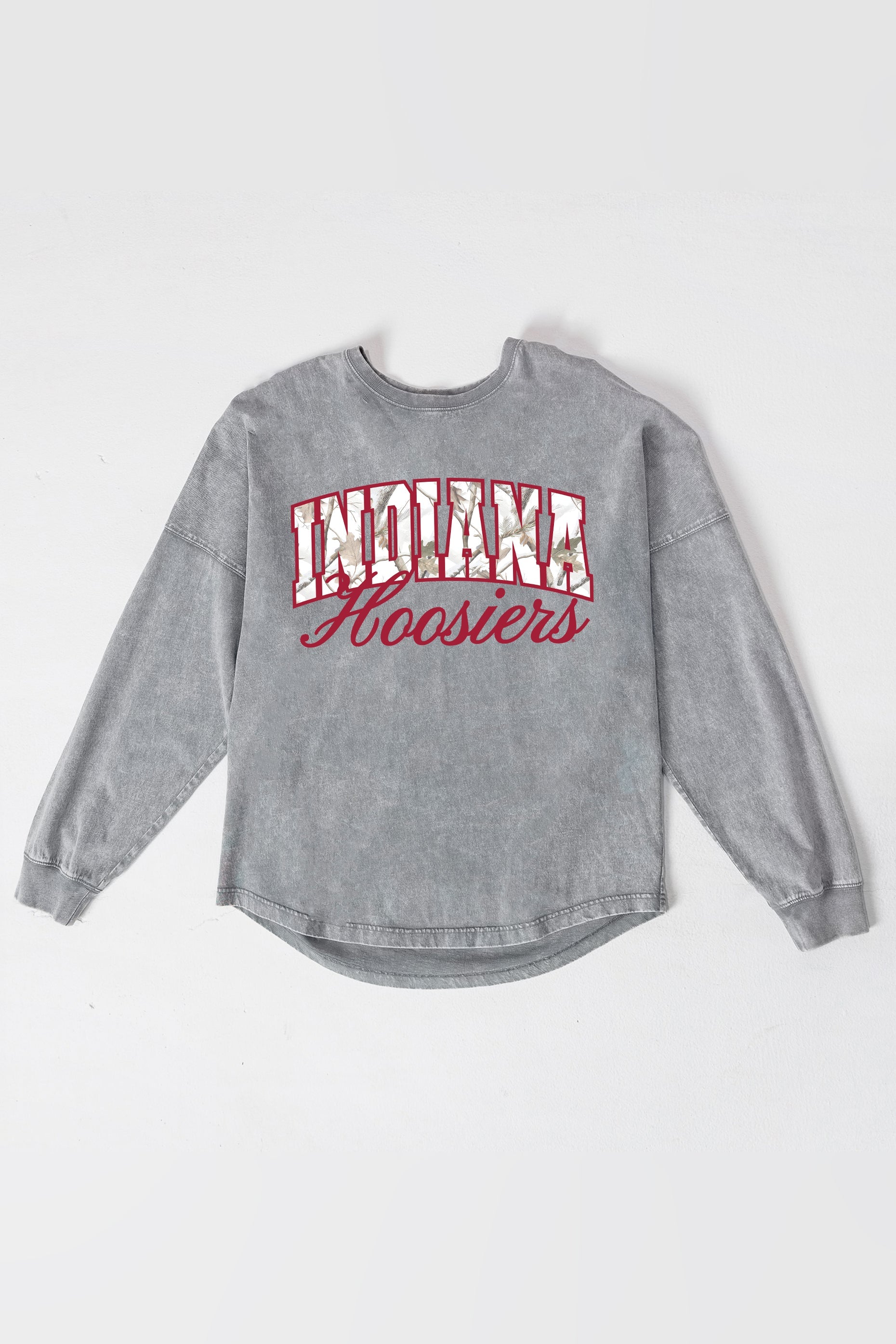 INDIANA HOOSIERS ON THE HUNT FADED WASH PULLOVER