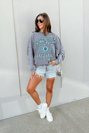 JACKSONVILLE JAGUARS FINAL SCORE FADED WASH PULLOVER