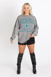 JACKSONVILLE JAGUARS FINAL SCORE FADED WASH PULLOVER