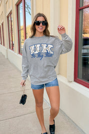 KENTUCKY WILDCATS ON THE HUNT FADED WASH PULLOVER