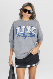 KENTUCKY WILDCATS ON THE HUNT FADED WASH PULLOVER