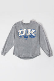 KENTUCKY WILDCATS ON THE HUNT FADED WASH PULLOVER