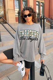LOS ANGELES CHARGERS ON THE HUNT FADED WASH PULLOVER