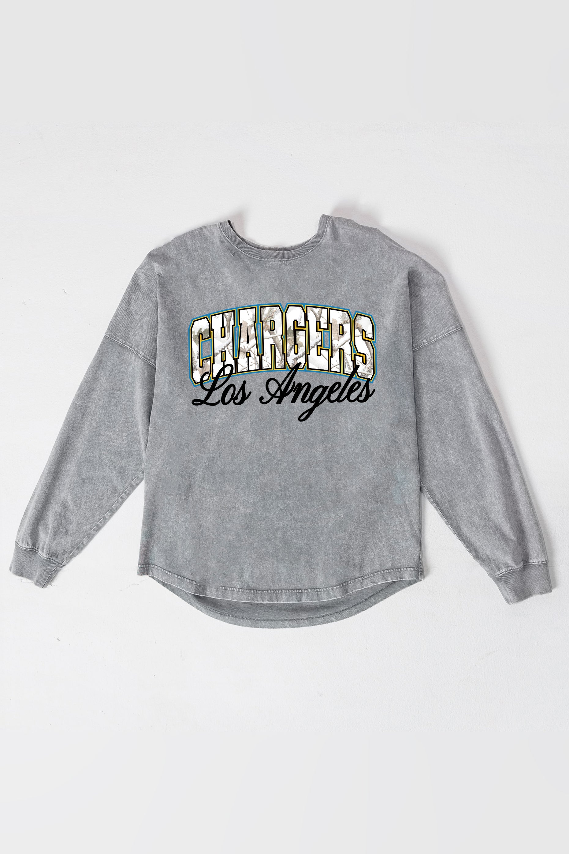 LOS ANGELES CHARGERS ON THE HUNT FADED WASH PULLOVER