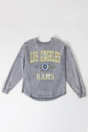 LOS ANGELES RAMS FINAL SCORE FADED WASH PULLOVER