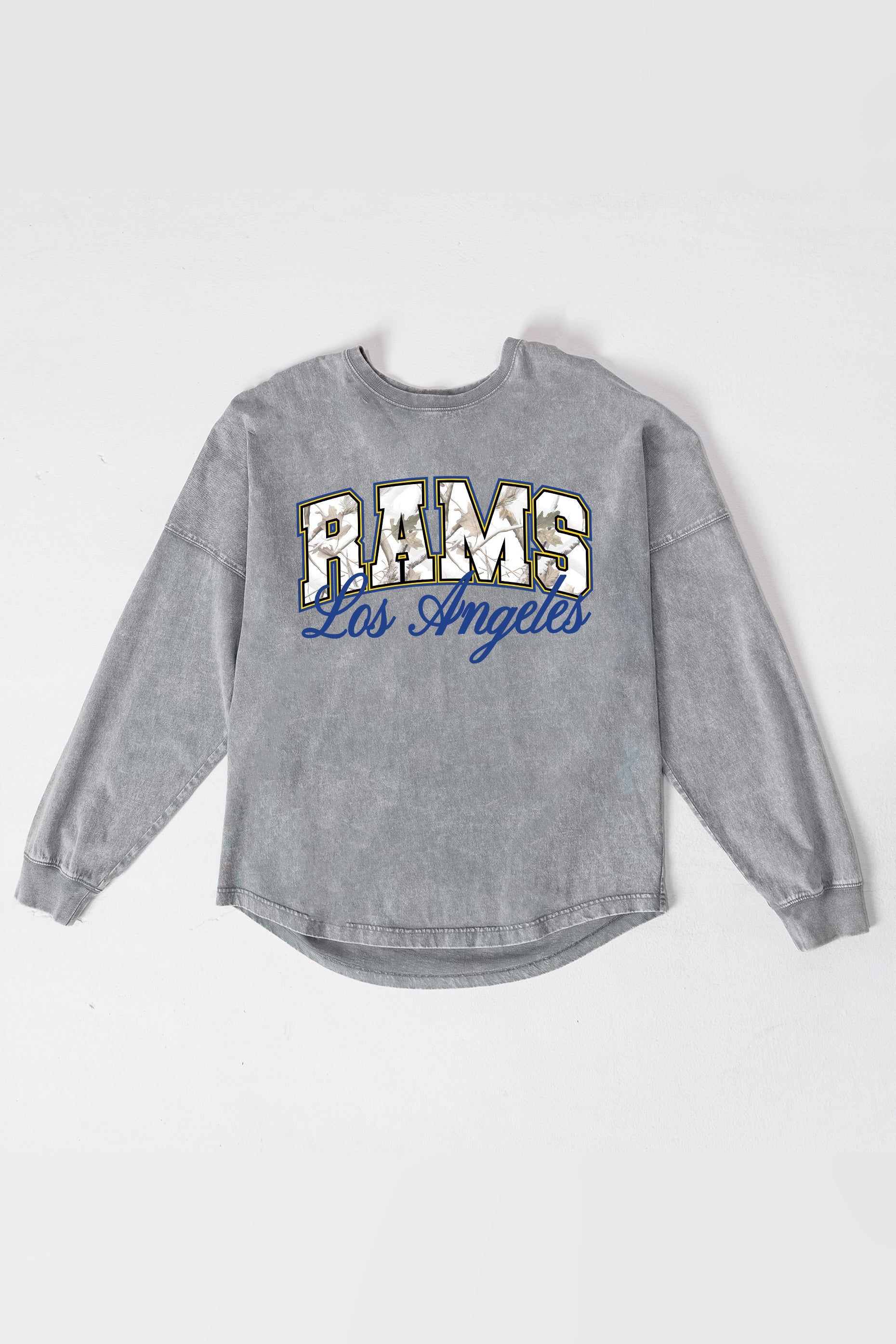 LOS ANGELES RAMS ON THE HUNT FADED WASH PULLOVER