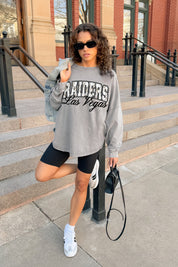 LAS VEGAS RAIDERS ON THE HUNT FADED WASH PULLOVER