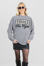 LAS VEGAS RAIDERS ON THE HUNT FADED WASH PULLOVER