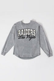 LAS VEGAS RAIDERS ON THE HUNT FADED WASH PULLOVER