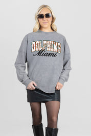 MIAMI DOLPHINS ON THE HUNT FADED WASH PULLOVER