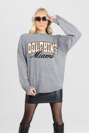 MIAMI DOLPHINS ON THE HUNT FADED WASH PULLOVER
