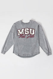 MISSISSIPPI STATE BULLDOGS ON THE HUNT FADED WASH PULLOVER