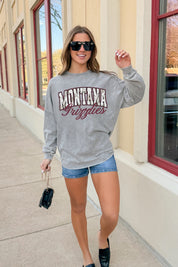 MONTANA GRIZZLIES ON THE HUNT FADED WASH PULLOVER
