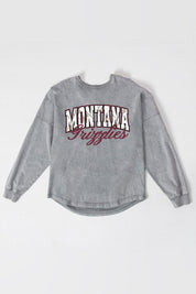 MONTANA GRIZZLIES ON THE HUNT FADED WASH PULLOVER