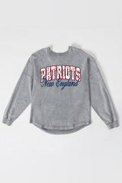 NEW ENGLAND PATRIOTS ON THE HUNT FADED WASH PULLOVER