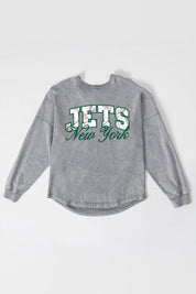 NEW YORK JETS ON THE HUNT FADED WASH PULLOVER