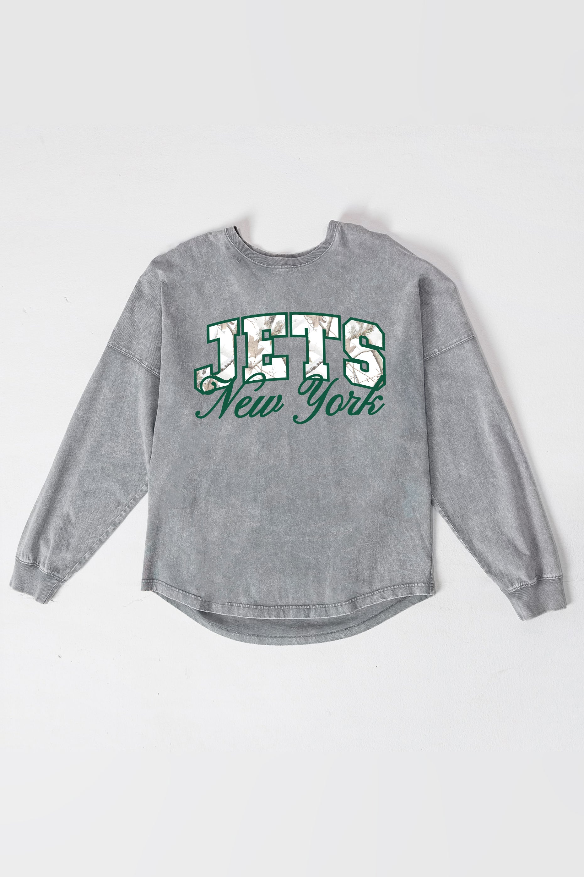 NEW YORK JETS ON THE HUNT FADED WASH PULLOVER